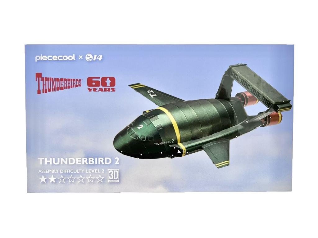 Piececool X S14 3D Puzzle Thunderbirds 2 Metal 3D Metal Puzzle