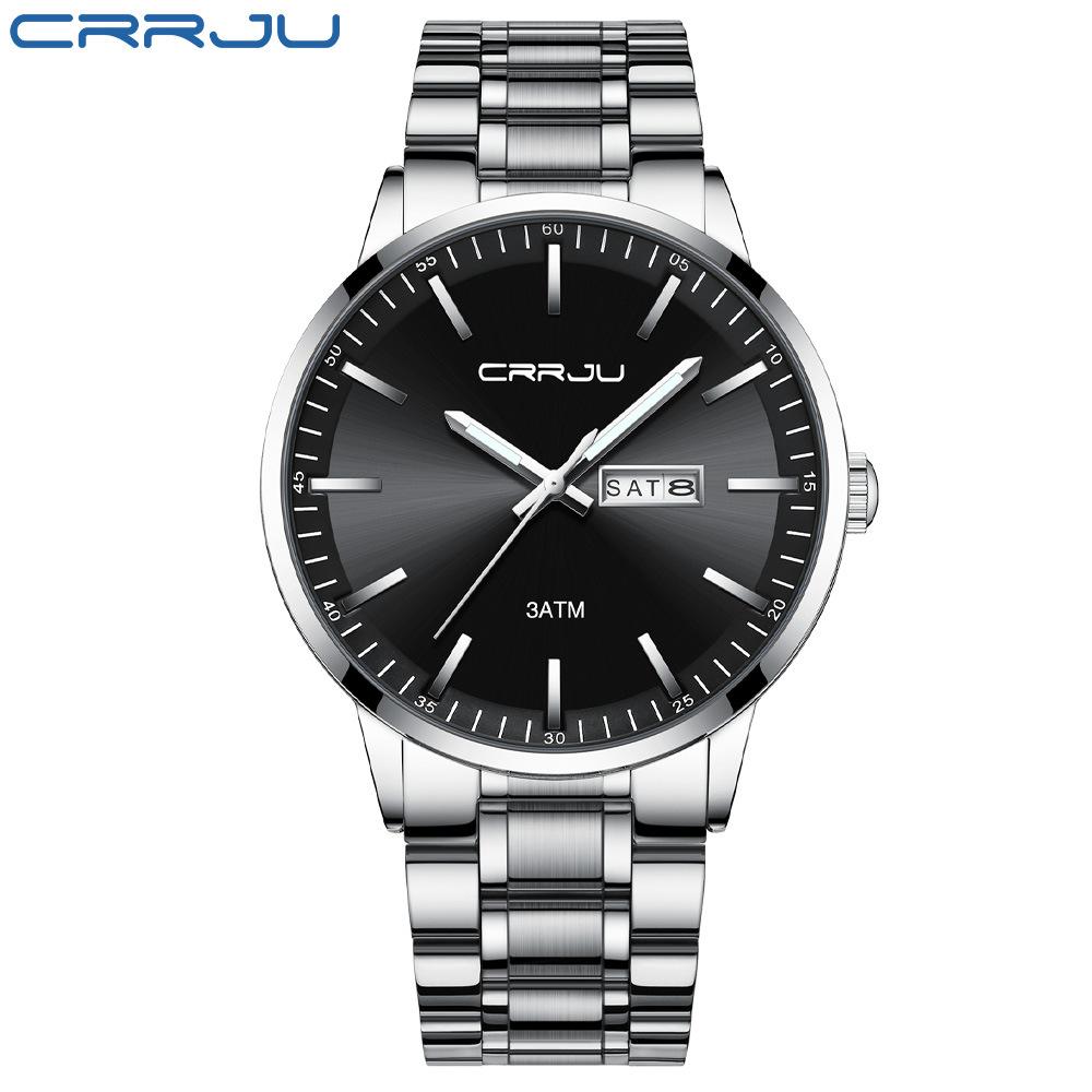 CRRJU-2193 Men's Watch Casual Business Fashion Personality Watch Men's Watch Student Watch Simple Calendar