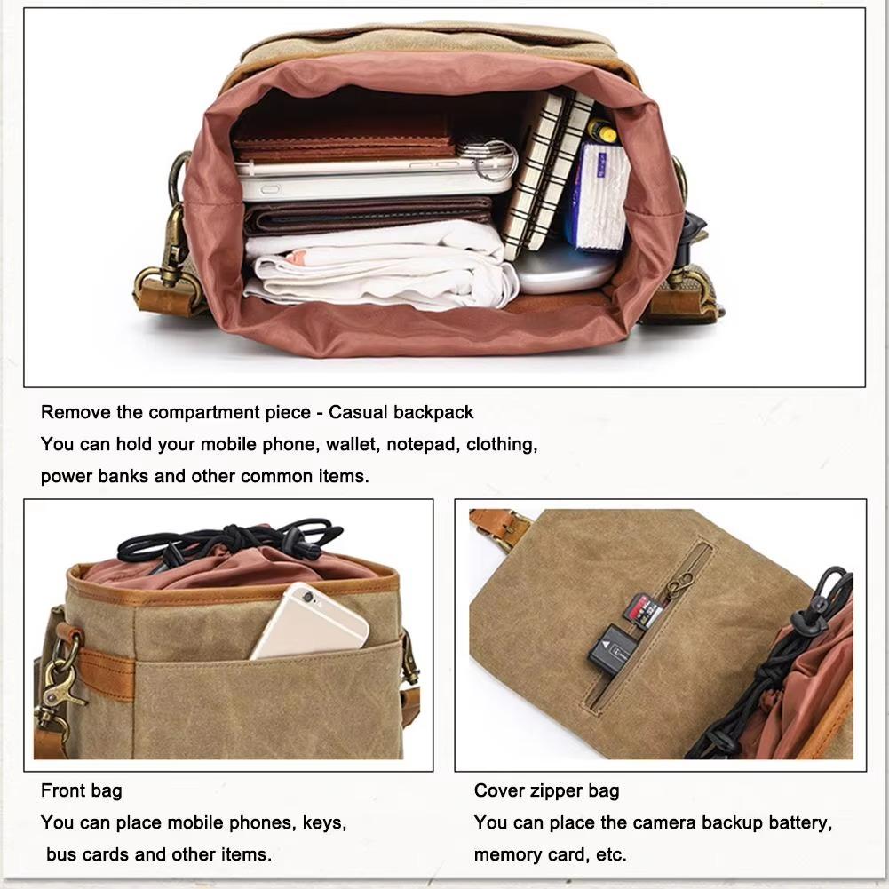 Профессиональная сумка-мессенджер для зеркальной камеры, водонепроницаемая сумка через плечо для Canon Nikon Sony с мягким отделением