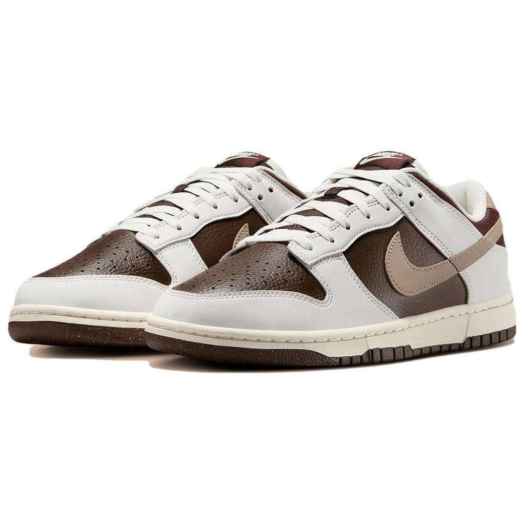 Nike Dunk Low Next Nature Summit Белые коричневые кеды унисекс в стиле барокко Phantom Khaki HF4292-100