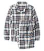 LL Bean Scotch Plaid Flannel US Indigo 1000089130 Women's Pajamas, Plaid, Fit, Petite, Medium, Tartan, Blue,