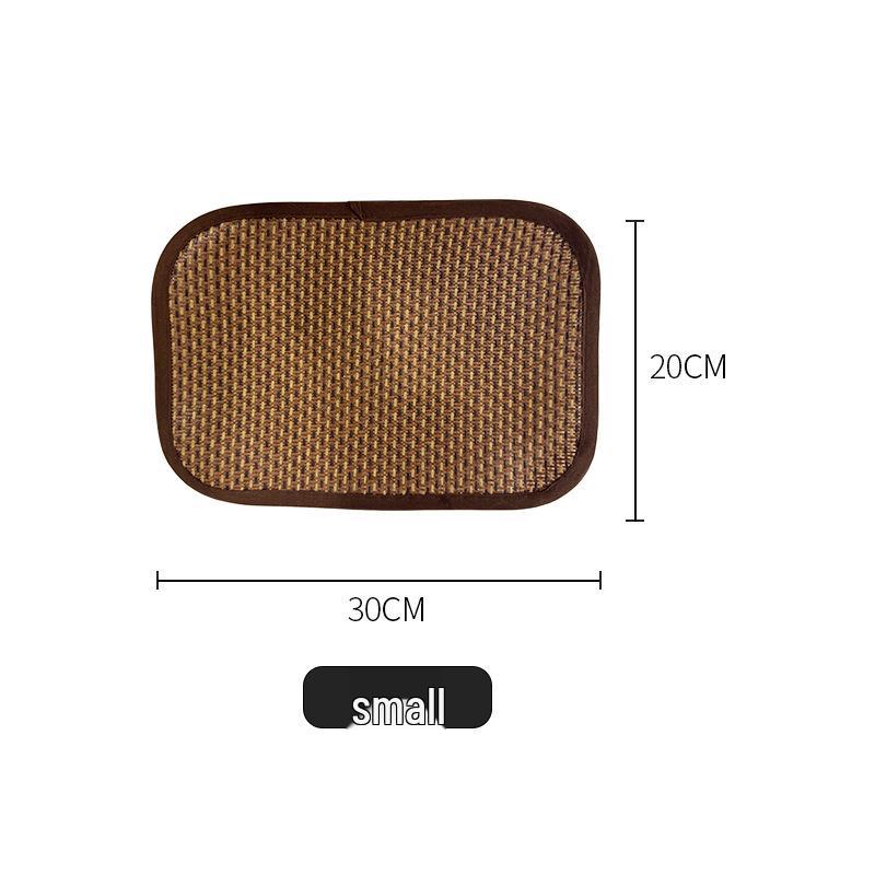 Охлаждающий ротанговый коврик для кроликов и мелких питомцев на лето