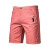 Polo Ralph Lauren Summer Pony Embroidered Cotton Solid Color Shorts for Men High Quality Casual Business Social Elastic Waist Beach Shorts