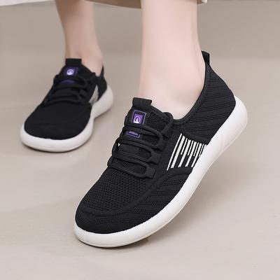 Туфли женские 2025 весна новые модные универсальные одинарные туфли женские сетчатые дышащие ленивые удобные легкие износостойкие женские туфли