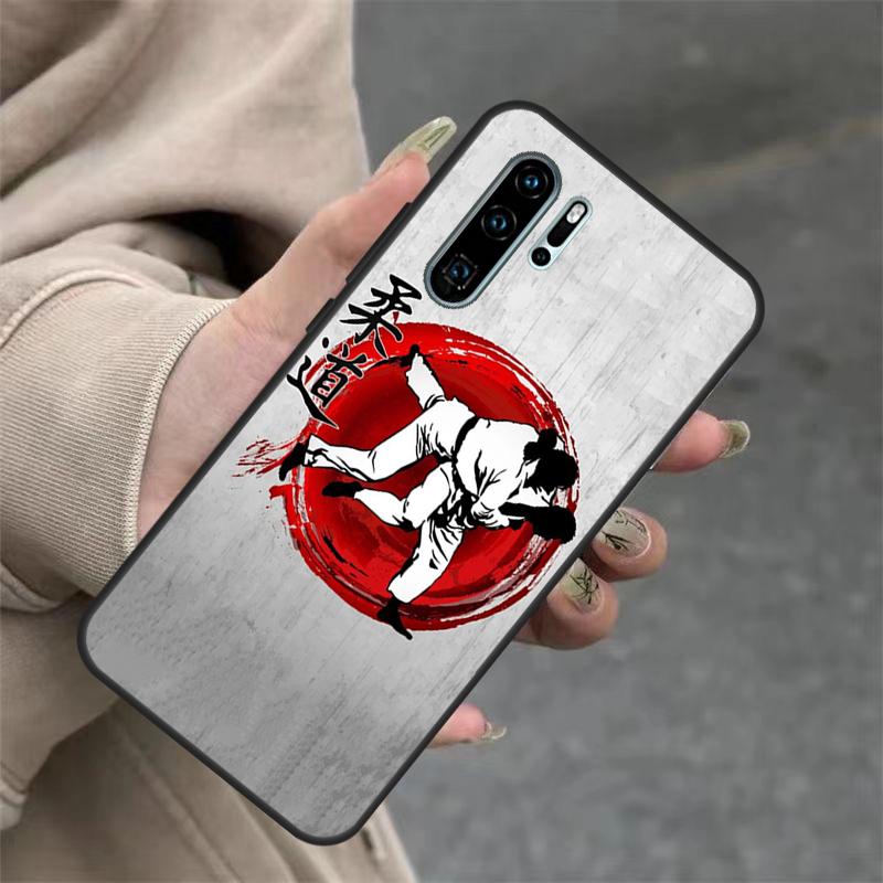 Чехол для дзюдо тхэквондо каратэ для Huawei Nova 3i 7i 8i 11i Y60 Y70 Y90 Y61 Y91 10 9 SE 11 Pro P20 P40 P30 Lite