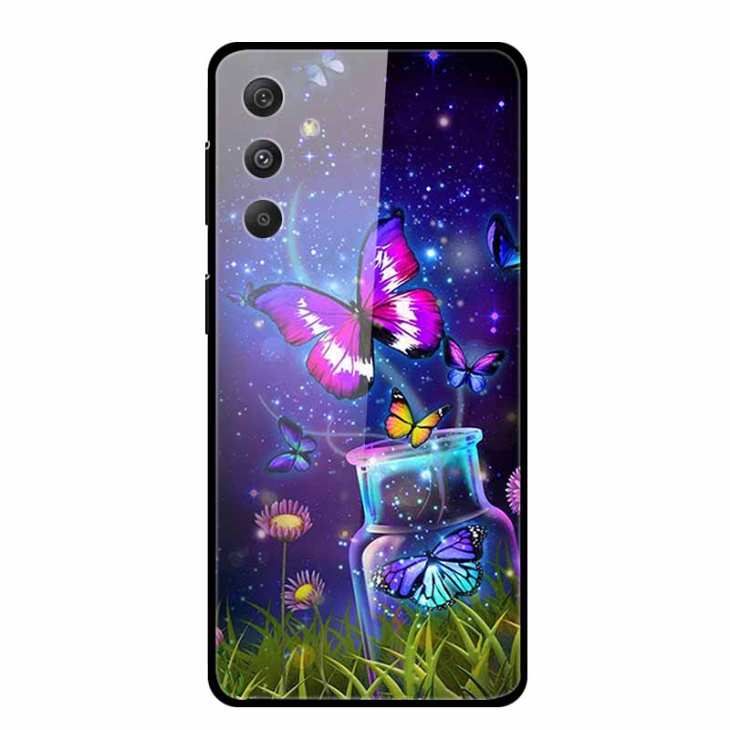 For Samsung Galaxy S25 Plus Case S 25 Plus Coque Hard Back Cover Tempered Glass Case For Samsung A55 A16 Phone Case Soft Bumper