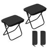 Lightweight Folding Chairs Made of Aluminum Portable and Convenient for Outdoor with Integrated Storage and Japanese Instruction Manual Perfect for