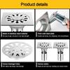 Square Sink Strainer Stainless Steel Drain Filter  Bathroom Washing Machine Accessories