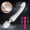 Dual Motor Magic Wand Vibrator 10 Modes G-Spot Massager Rechargeable Lithium Battery Clitoris Stimulator Dildo for Women Anal Plug Toys for Adult