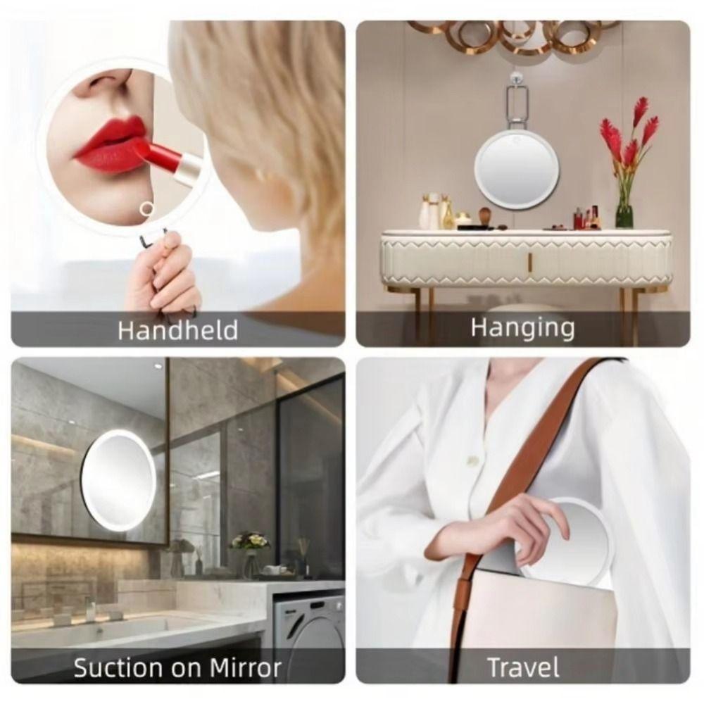360° Adjustable Stand LED Makeup Mirror High-Definition Portable Cosmetic Mirrors Home