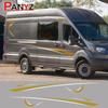 Наклейки на фургон для Ford Transit MK8 2014- Полосы для автодома Графика для кемпера Спортивная виниловая наклейка Аксессуары для тюнинга авто
