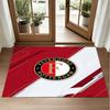 Feyenoord Design Crystal Velvet Rug Soft Decorative Mat for Bedroom Entrance