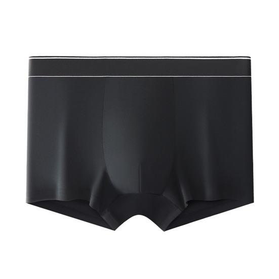 Men Boxer Underwear with Inner Layer Widen Waistband Breathable Patchwork Color Shorts Panties Daily Home Sports Wear