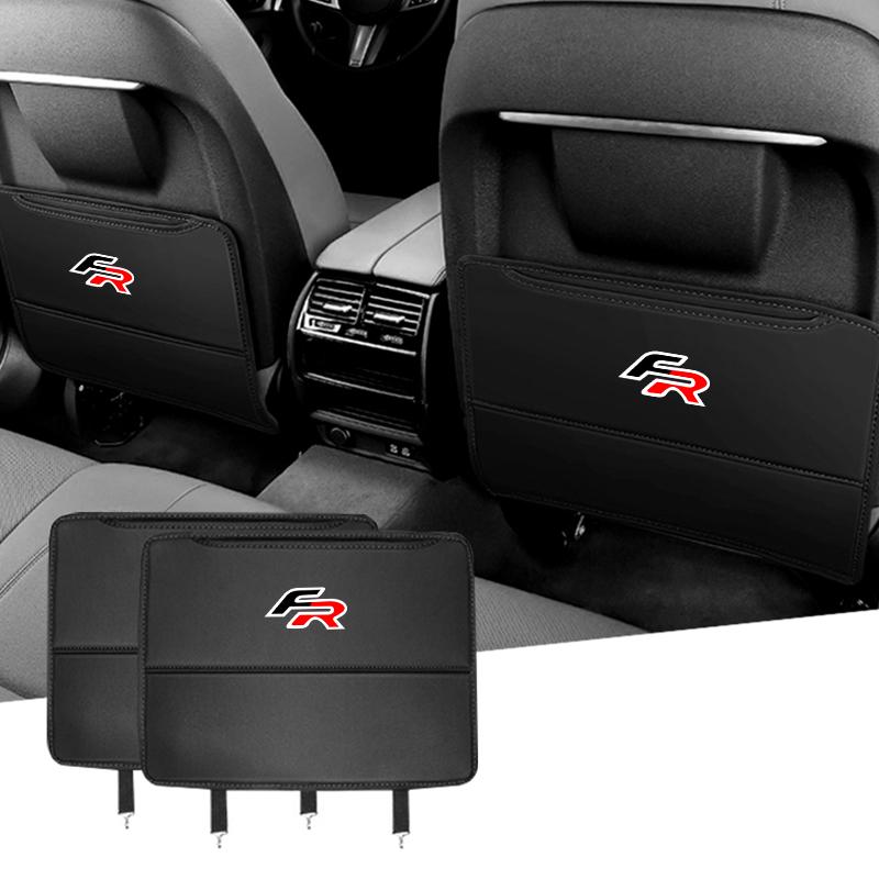 Car Seat Back Storage Rear Anti-Wear Backrest Anti-kick Pad For Seat FR Leon Ibiza Altea Exe 5f TARRACO Car Interior Accessories ibz023