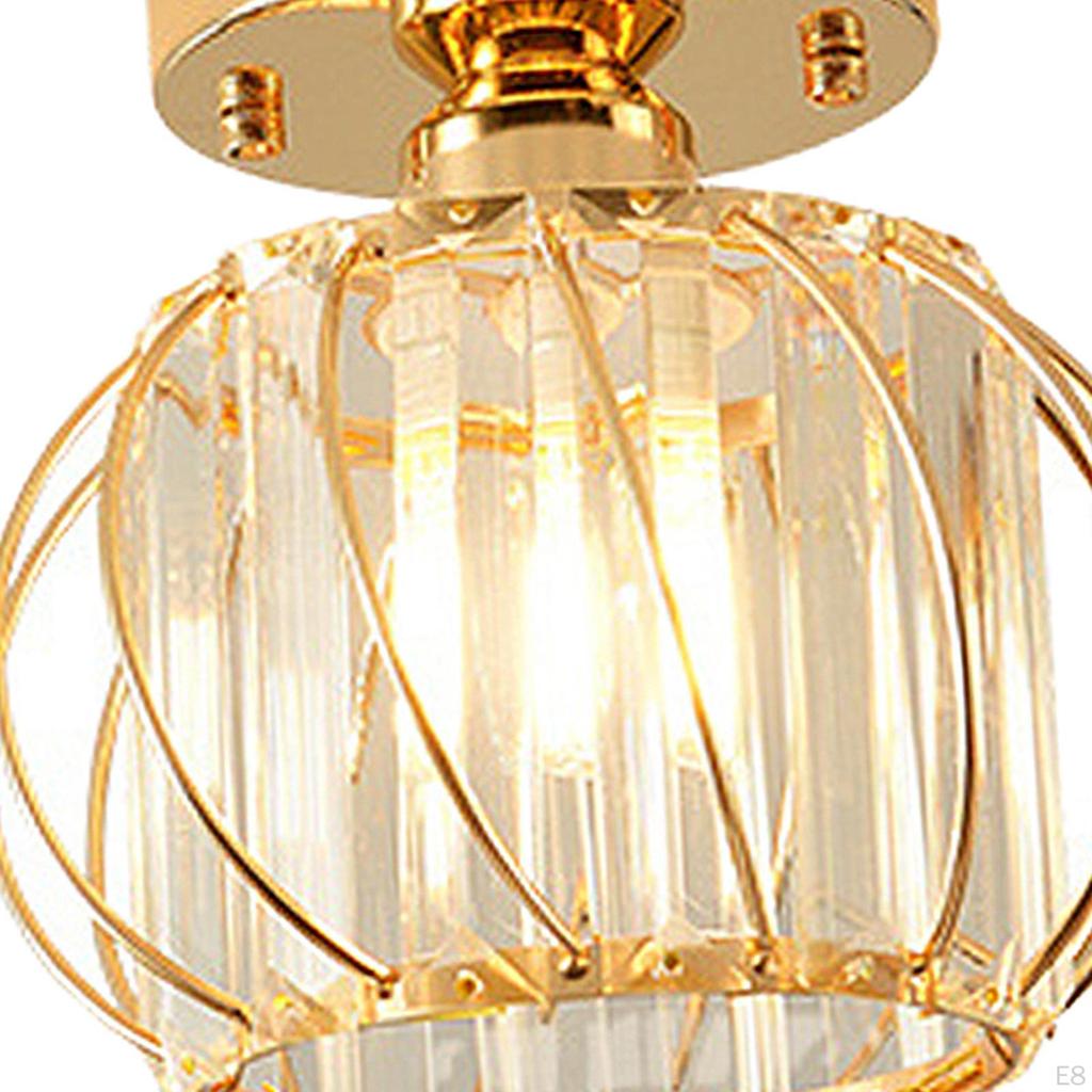 Хрустальный Потолочный Светильник E26 Люстра Балкон Спальня Прихожая Комната