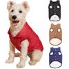 Одежда для собак Зимняя теплая куртка Ветрозащитный жилет для маленьких и средних собак кошек Водонепроницаемая одежда для домашних животных Мопс Йоркширский такса