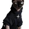 Теплый зимний худи для кошек Ragdoll Devon Rex Sphynx Британская короткошерстная - Толстый свитер для питомца с флисовой подкладкой