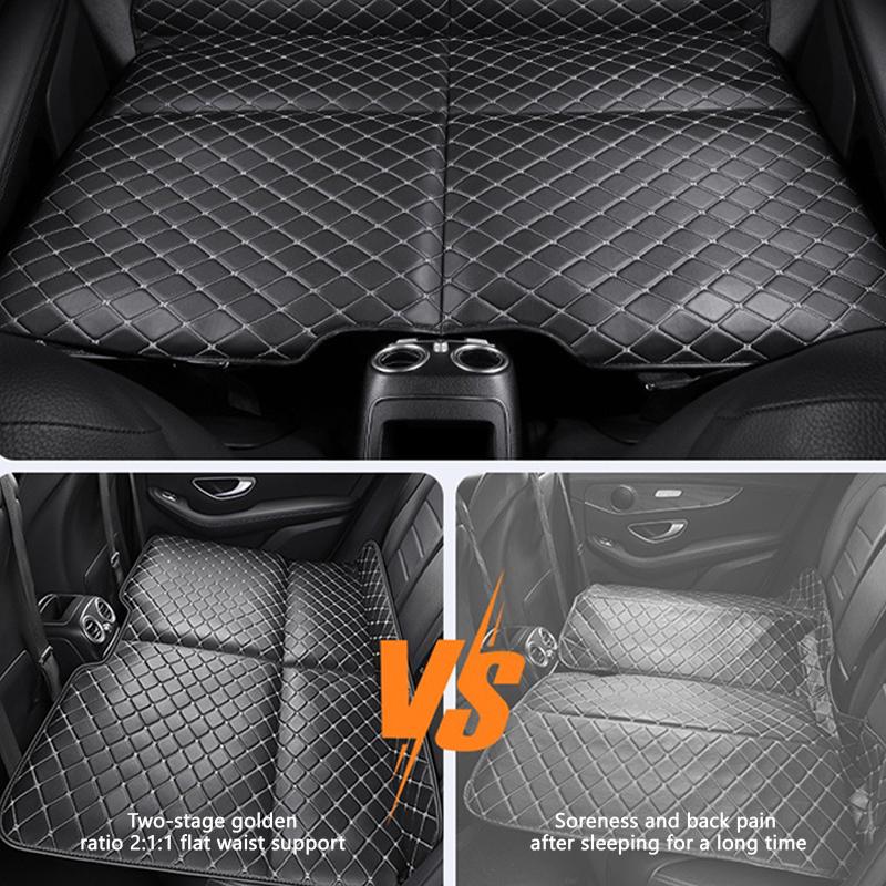 SEAMETAL коврики для сна на сиденье автомобиля, заднее сиденье, искусственная кожа, антицарапающая подушка для заднего сиденья, подушка для сна в машине, дорожная кровать для сна