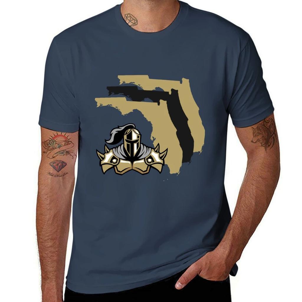 Florida Border, Knights T-Shirt Big and Tall Casual T-Shirt