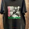 Футболка The Clash London Calling Мужская Панк Рок Металл S 5XL винтажная Стирка Топ Для Повседневной Носки Дышащий Стильный Мягкий
