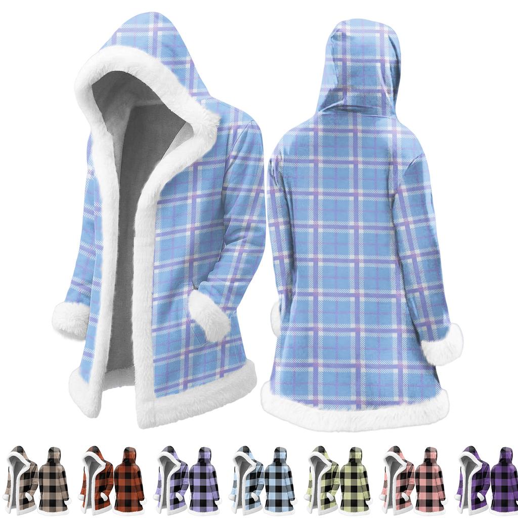 Мужской кардиган с капюшоном, длинное пальто для сохранения тепла