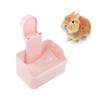 Teemoyaya Rabbit Feeding Pet Easy To Sliding Easy To Easy To Guinea Small Animals Feeder, Plate, Bowl, Eat, Anti-Tip, Type, Fixed, Install, Clean,