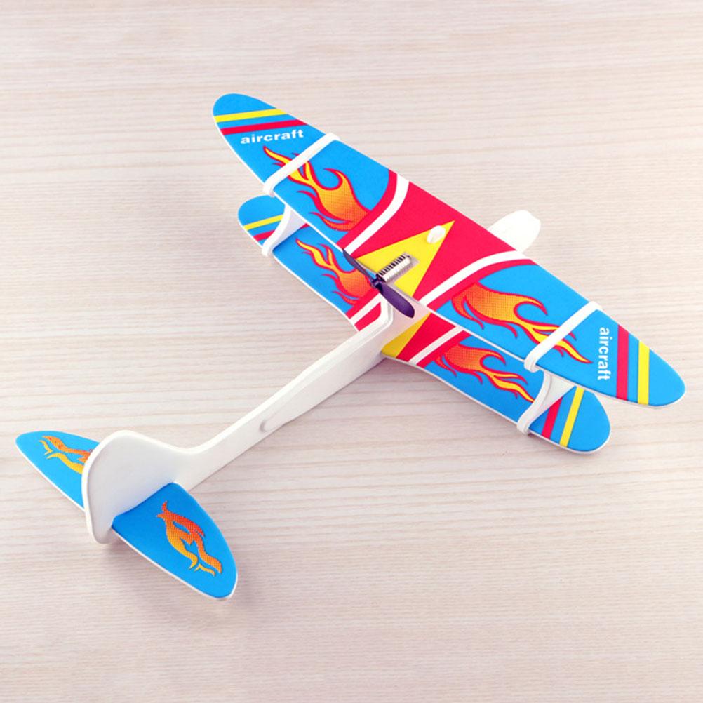 Creative Airplane Model Outdoor Toy Electric Airplane Toy Simulation Airplane Toy Airplane Kids Random Color
