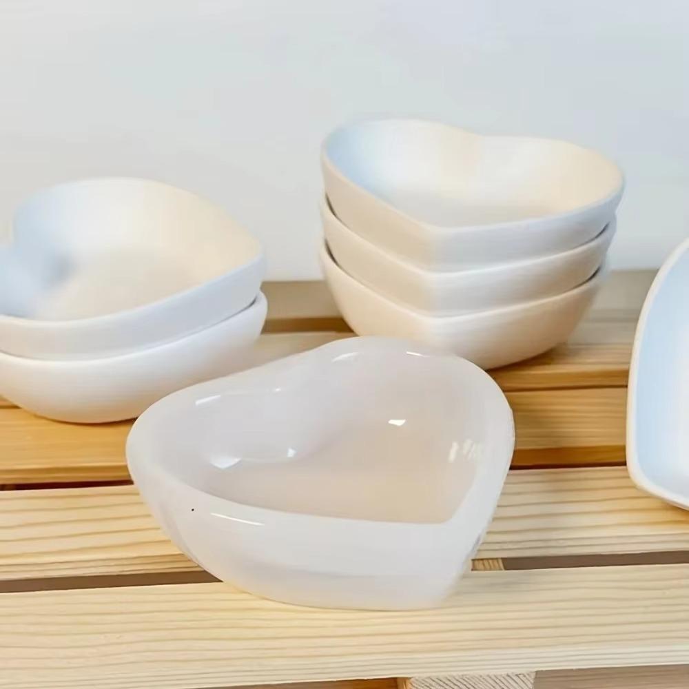 Mini Bowl Silicone Craft Mold Heart-Shaped Storage Box Mold Resin Jewelry Mold Storage Containers