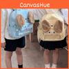 Cute Backpack Dog Cartoon Niche Design Girls Travel Children Leisure School Bag