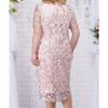 Women's Summer Large-size Dress Embroidered Lace Slim Dress