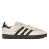 Мужские кроссовки Gazelle Off White Black Gum кремовые, черные ID3719