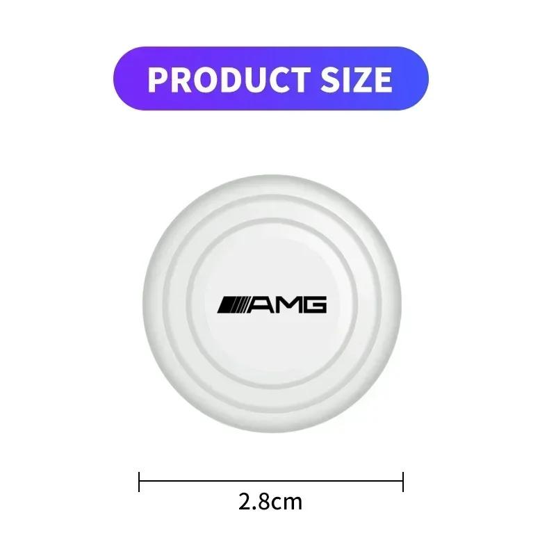 RAT2 1/2/4pcs Car Trunk Sound Insulation Pad Luminous Shock Absorber For Mercedes Benz AMG W204 W205 W203 W211 W212 W213 W201 W210
