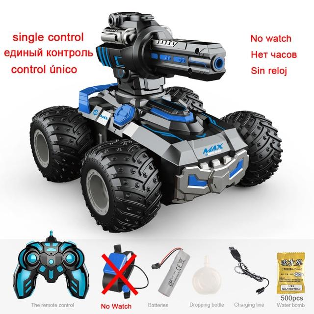 Детский механический танк с дистанционным управлением, распознающий жесты, запускающий водяную бомбу, четырехколесный внедорожник, радиоуправляемая игрушка