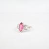 Rare Pink Tourmaline Gemstone 925 Sterling Silver Jewelry Wedding Ring For Her CZR-5-2