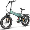 SAMEBIKE Складной электрический велосипед RS-A02 Pro, 20 дюймов, с аккумулятором 48V15AH