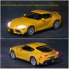 JDM Toyota GR Supra Supercar Simulation Diecast & Toy Vehicle Sounds & Light Pull Back Car 1:32 Alloy Collection Model Gifts For Children