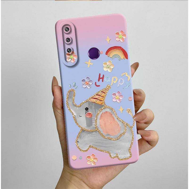 Чехол для Huawei Y6p MED-LX9 Красивые Бабочки Цветы Coque Мягкий Жидкий Силикон Чехол для Телефона Для Huawei Y7p Y 6p 2020 Задняя Крышка