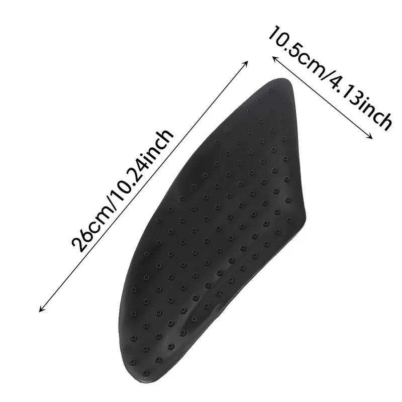 2 шт. мотоциклетная теплоизоляция противоскользящая наклейка протектор колена резиновая наклейка боковая накладка на бак для Honda Kawasaki