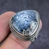 Dendrite Opal Handmade 925 Sterling Silver Gift Jewelry Ring Size 8 g3Q33