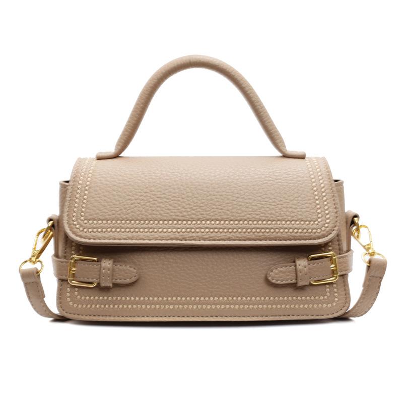 Ретро мода простая текстура сумка весна новая универсальная на плечо сумка-мессенджер маленькая квадратная сумка женщины