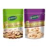 Happilo Premium Nuts Combo 400g (Premium Whole Cashews 200g & Californian Almonds 200g)