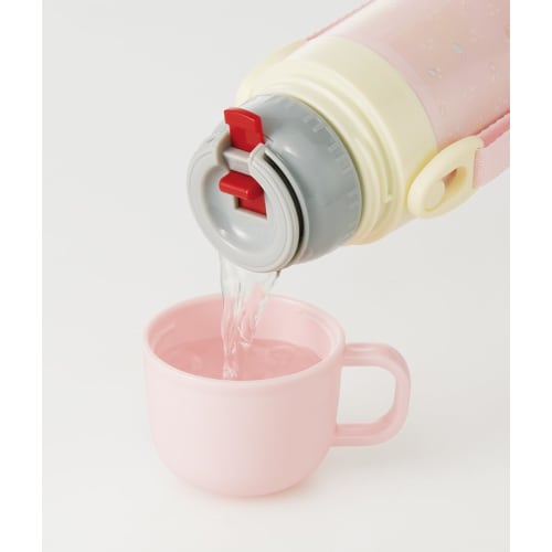 Skater Children's Stainless Steel Water Bottle 2-Way Direct Drinking 420ml Cup Drinking 350ml Sumikkogurashi Mole House Child-friendly Lightweight Typ