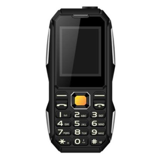 Телефон для пожилых с двумя SIM-картами, мощным фонариком, четкой камерой, долгим временем ожидания, многоязычный