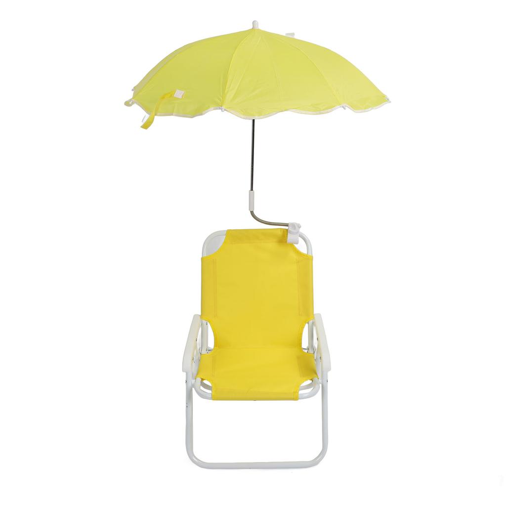 Children Beach Chair Folding Portable Camping Chairs Outdoor Lawn Sand Chair with Umbrella for