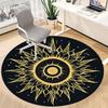 1PC Cosmic Mandala Pattern Chair Carpet for Office, Indoor Non-Slip Washable Carpet, Soft Comfortable Mat For Office Room yy250930280