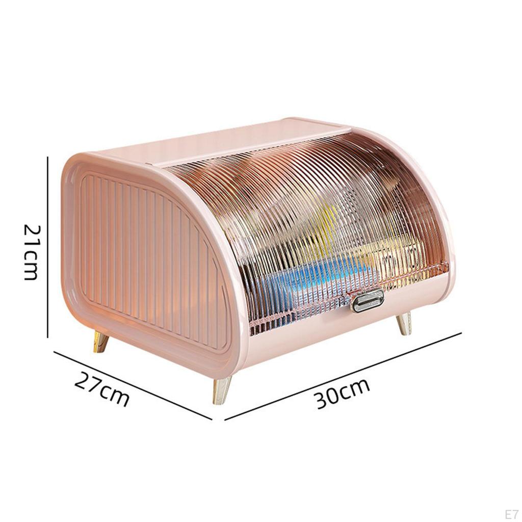 Cosmetic Storage Box Bread Organizer Bin Farmhouse for Kitchen Counter