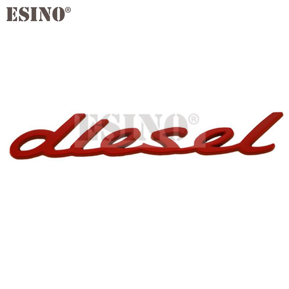 Авто Стайлинг 3D Дизель Металл Хром Сплав Цинка Значок Логотип Значок Автомобиля Кузов Багажник Крыло Наклейка Значок Авто Аксессуар