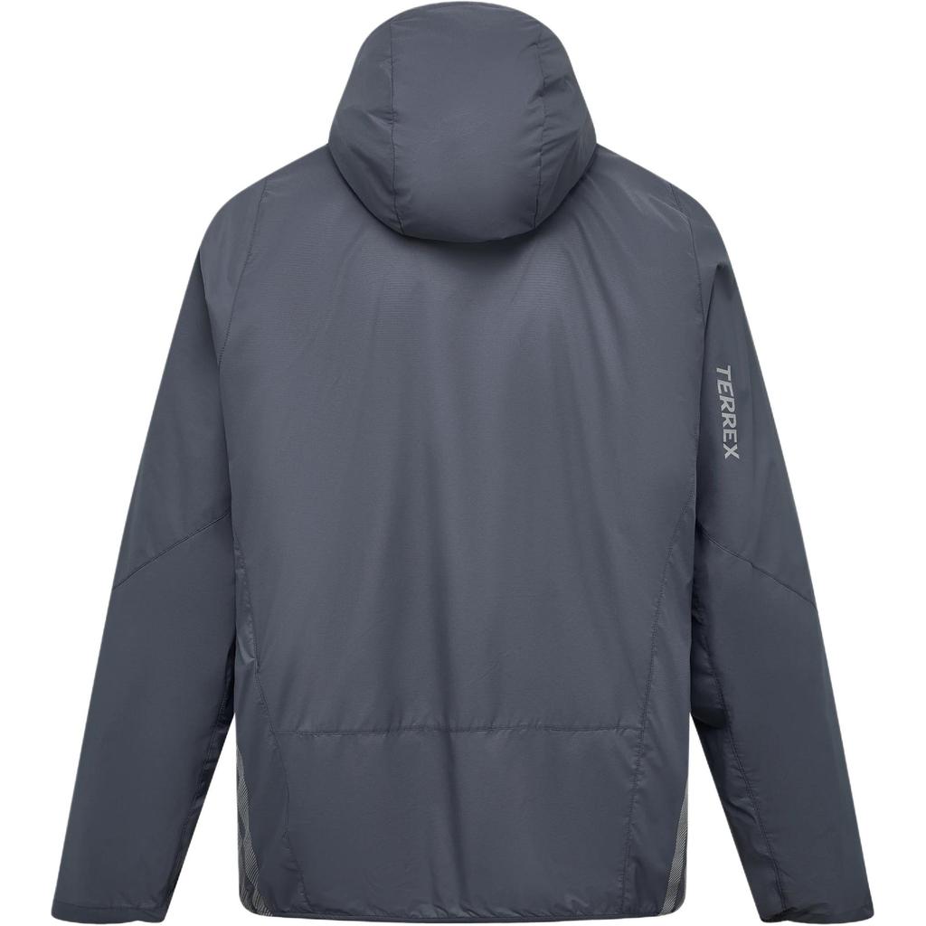 adidas Terrex Xploric Ветрозащитная Прохладная Походная Куртка с Капюшоном на Молнии с Длинным Рукавом Мужские Куртки KX0326