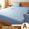 Waterproof Mattress Protector Cover Elastic Fitted Sheet Breathable Pad Bed Double Couple Bedspread Anti-mite Waterproof Bedding