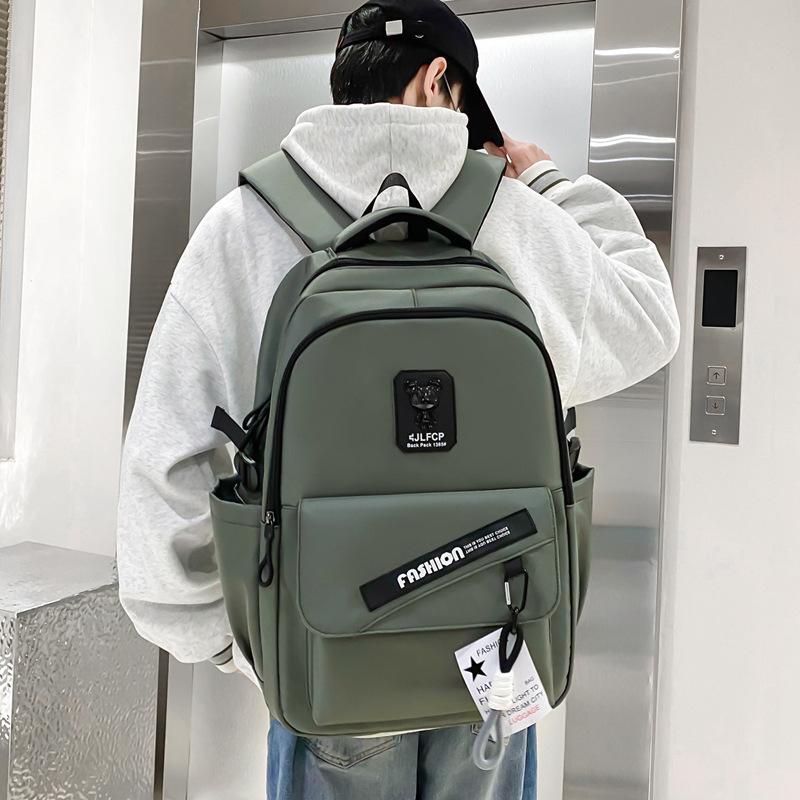 Школьный рюкзак мужской большой емкости в стиле колледжа, рюкзак для отдыха на природе, рюкзак для пар